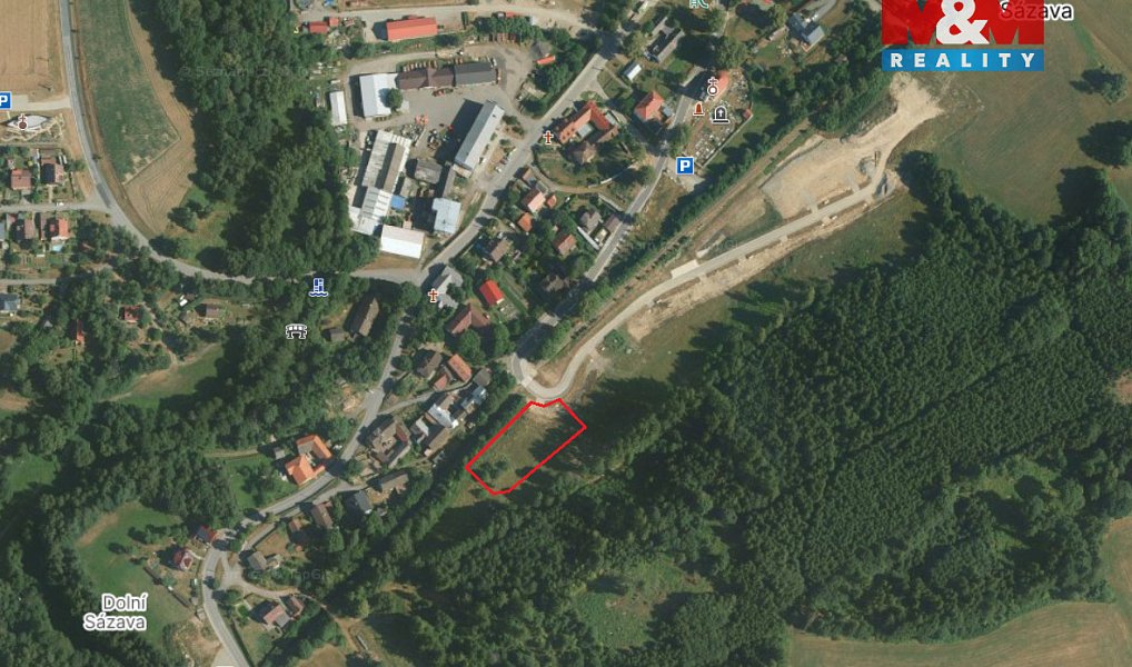 Prodej stavebního pozemku 2 385 m², Sázava – náhled fotky 6
