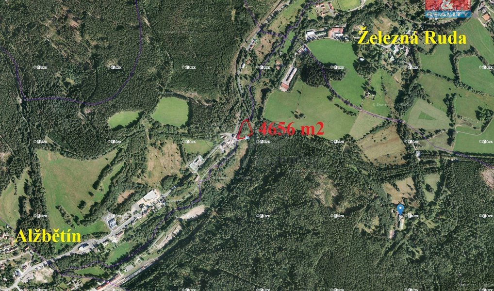 Prodej vodní plochy 4 656 m², Železná Ruda – náhled fotky 3