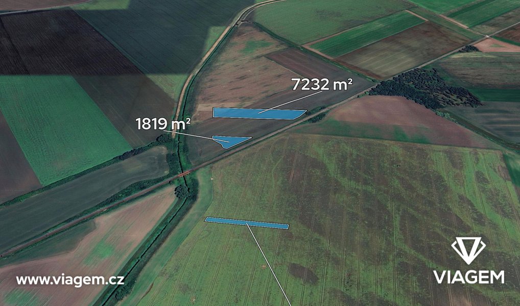 Prodej pole 1 726 m², Kostelní Lhota – fotka 1 z 8