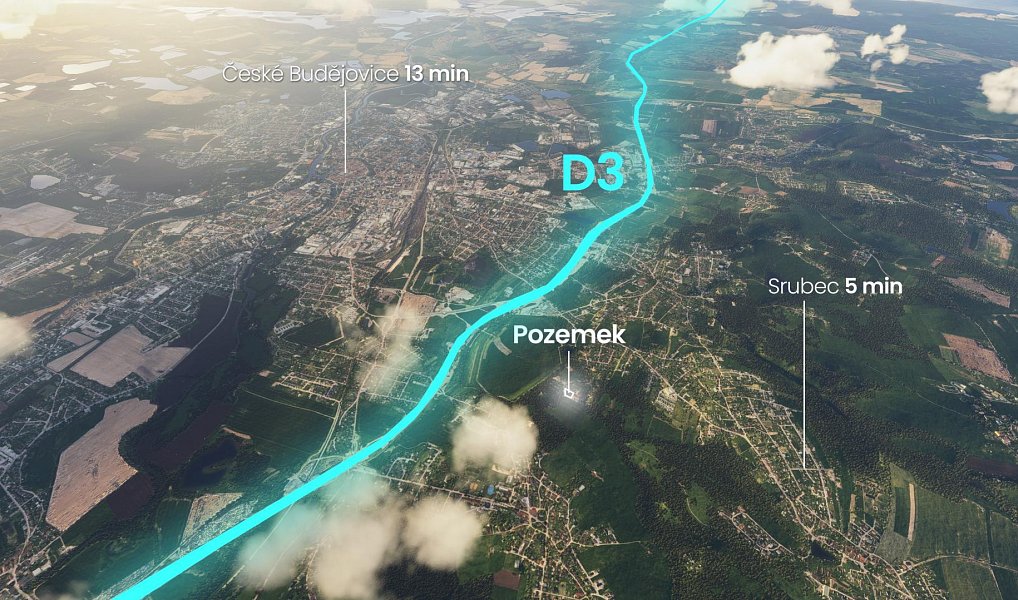 Prodej stavebního pozemku 1 282 m², Staré Hodějovice – náhled fotky 6