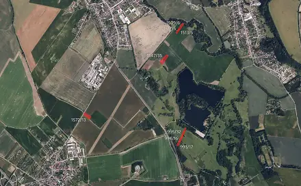 Prodej pole 17 053 m², Horka nad Moravou, okres Olomouc