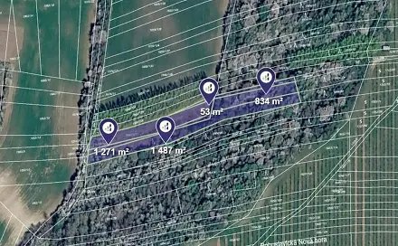 Prodej lesa 3 645 m², Kyjov, okres Hodonín