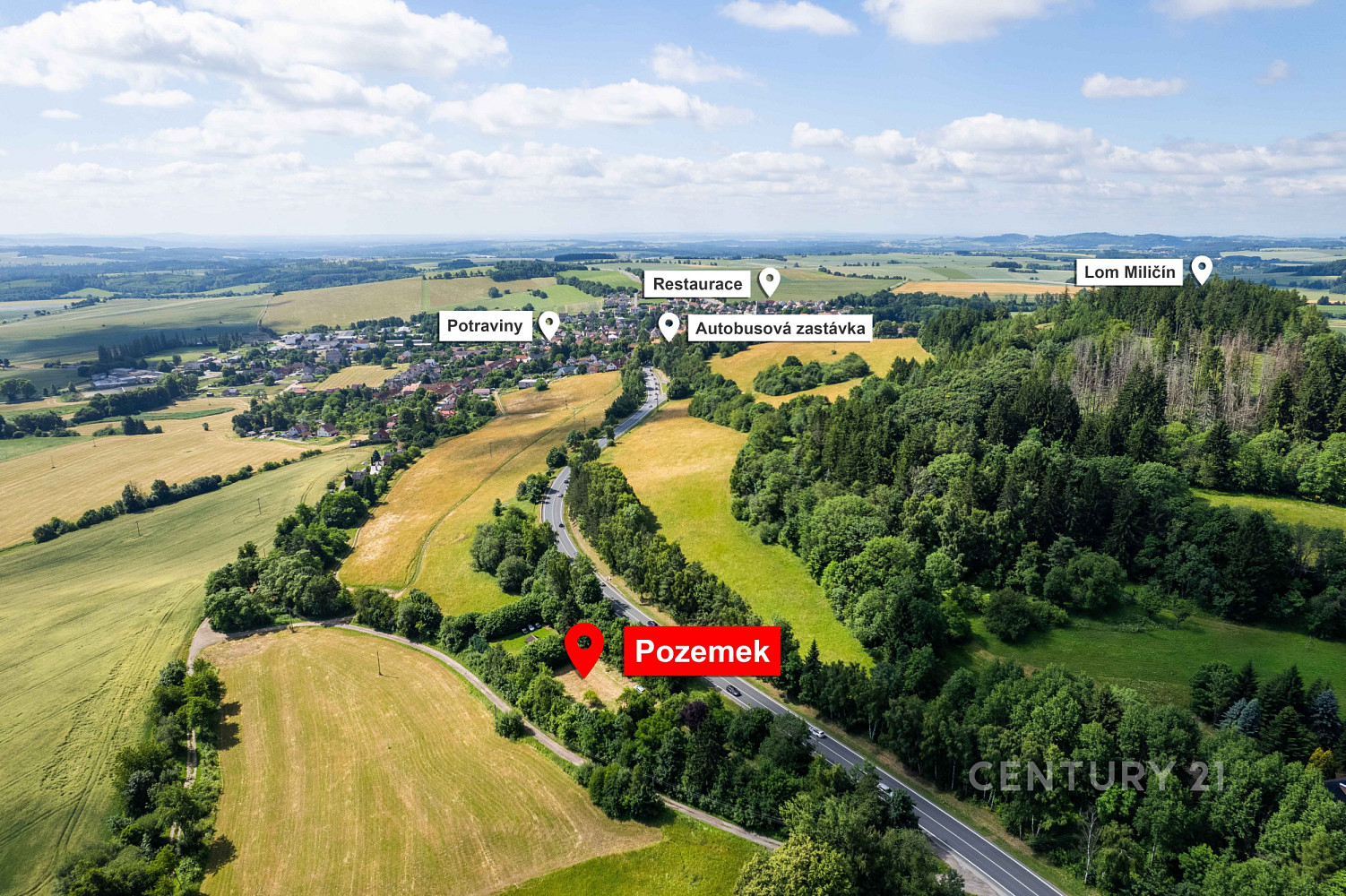 Prodej komerčního pozemku 2 355 m² – fotografie 4