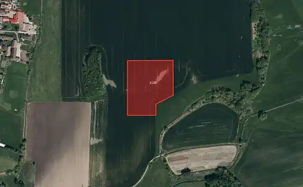 Prodej pole 4 607 m², Hluboká - Dolany, okres Chrudim