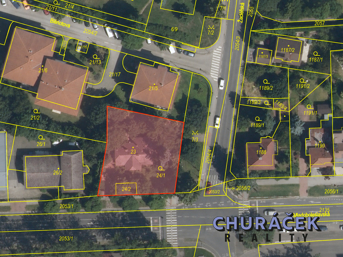Prodej stavebního pozemku 977 m²
