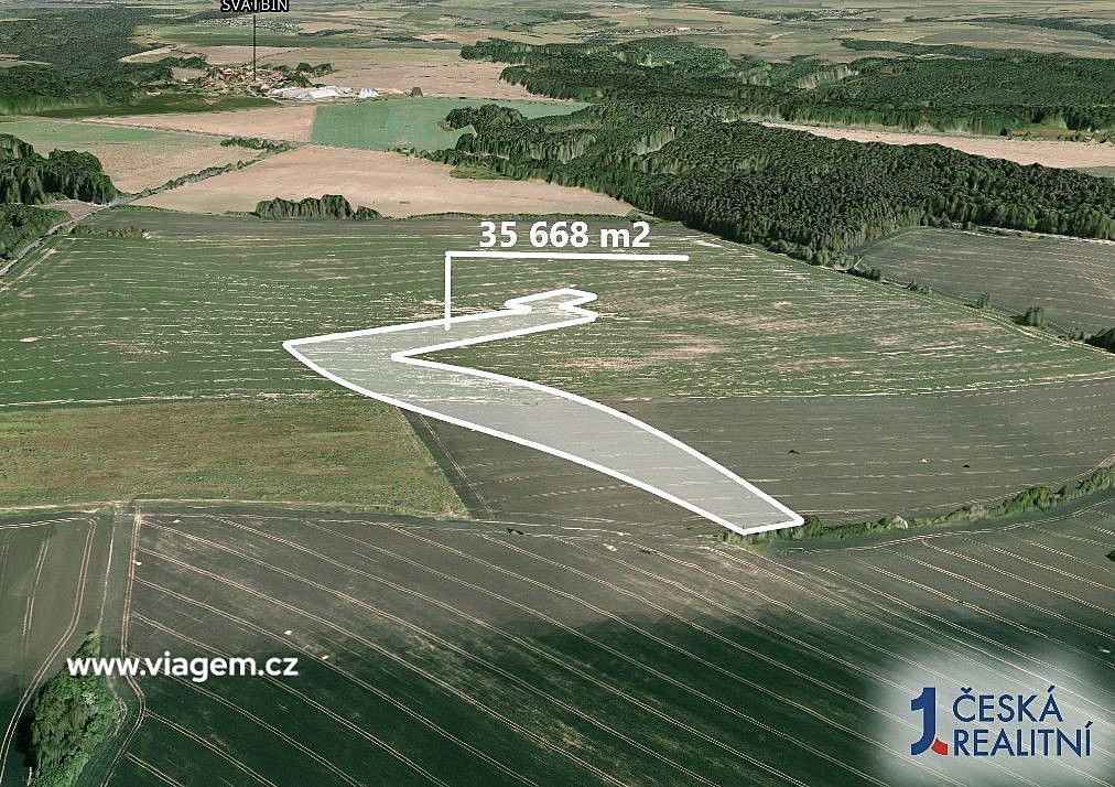 Pole 9 049 m², Podíl 33 % o výměře 2 986 m² – pohled 2