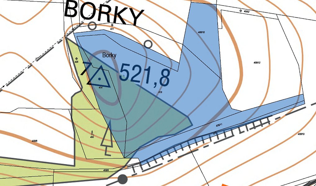 Prodej pole 44 m², Cetyně – náhled fotky 3