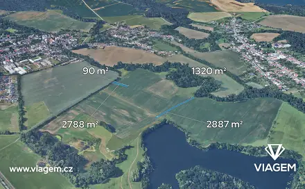 Prodej pole 708 m², Horka nad Moravou, okres Olomouc