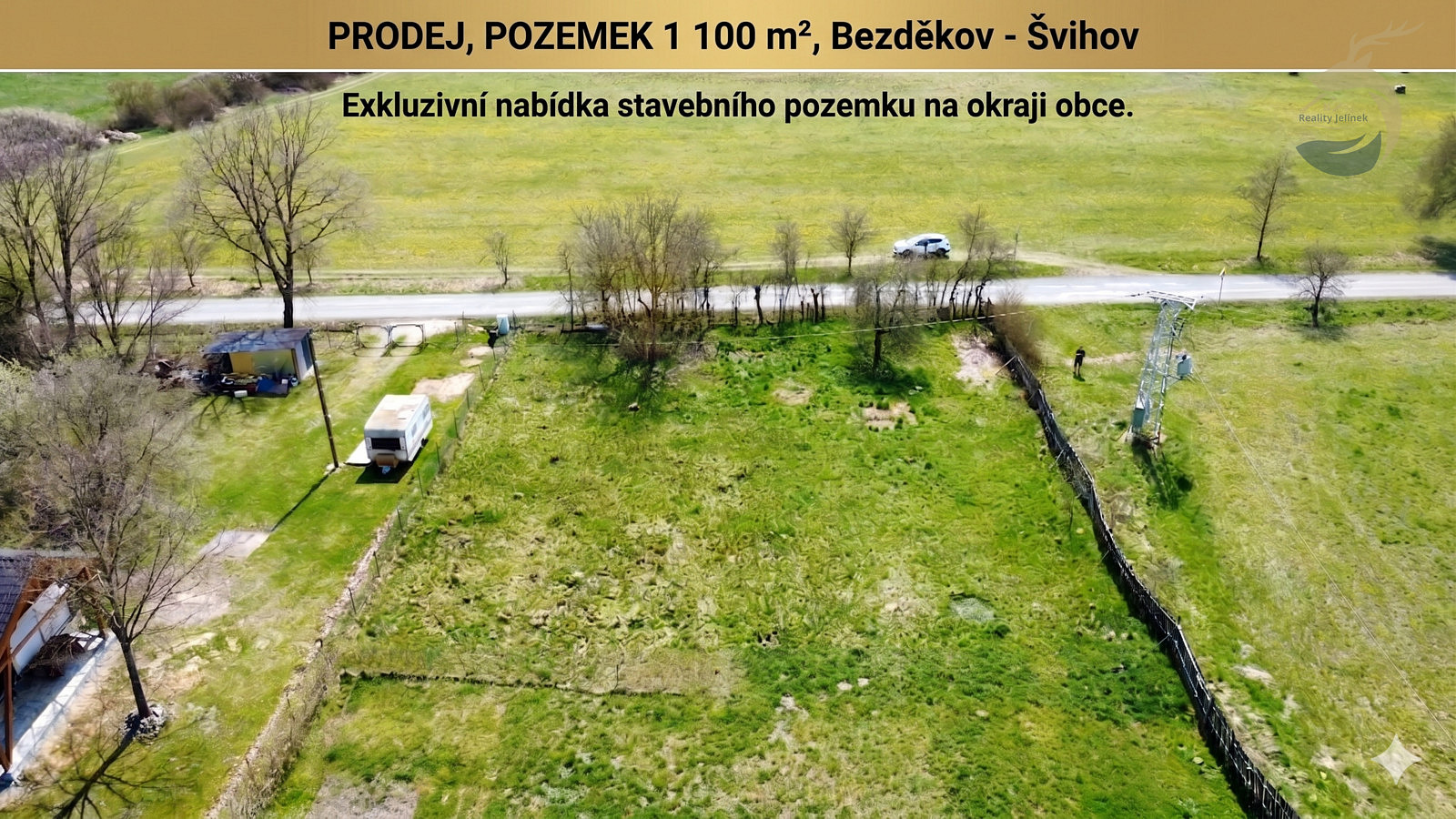 Prodej stavebního pozemku 1 100 m²