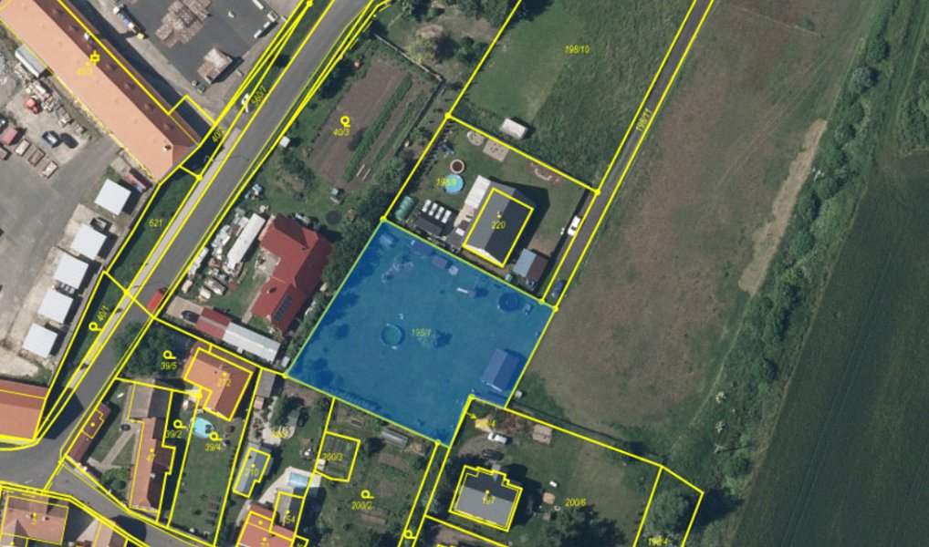 Prodej stavebního pozemku 1 750 m², Hrobčice – náhled fotky 3