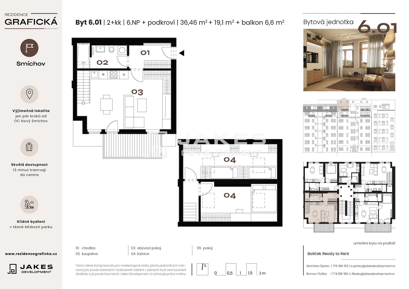 Prodej bytu 3+kk 55 m² — photo 2