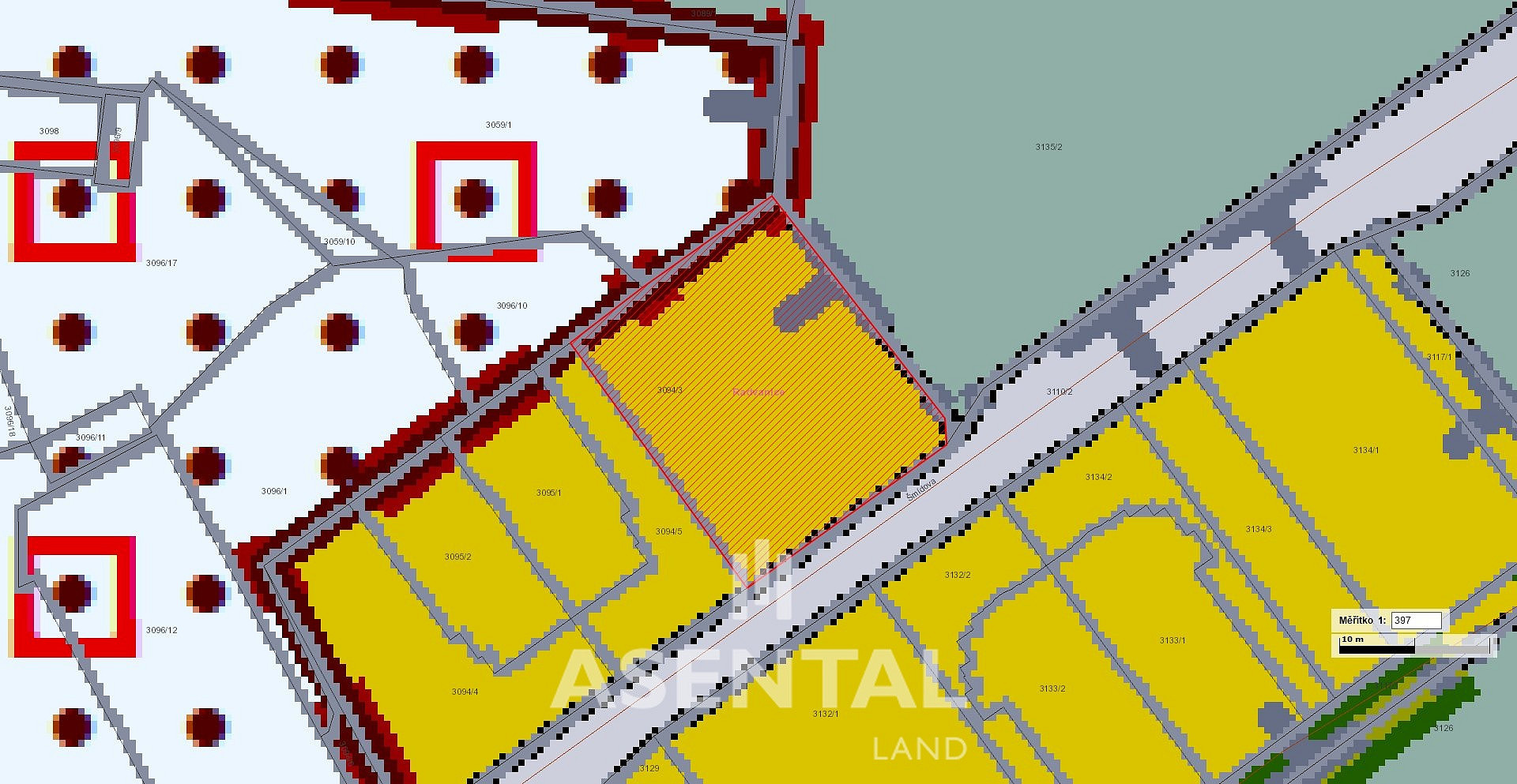 Prodej stavebního pozemku 1 366 m² – fotografie 2