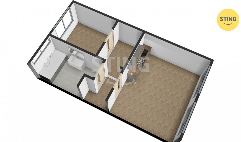 Prodej bytu 2+kk 49 m², Žďár nad Sázavou – náhled fotky 3
