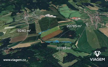 Prodej pole 1 251 m², Újezd, okres Zlín