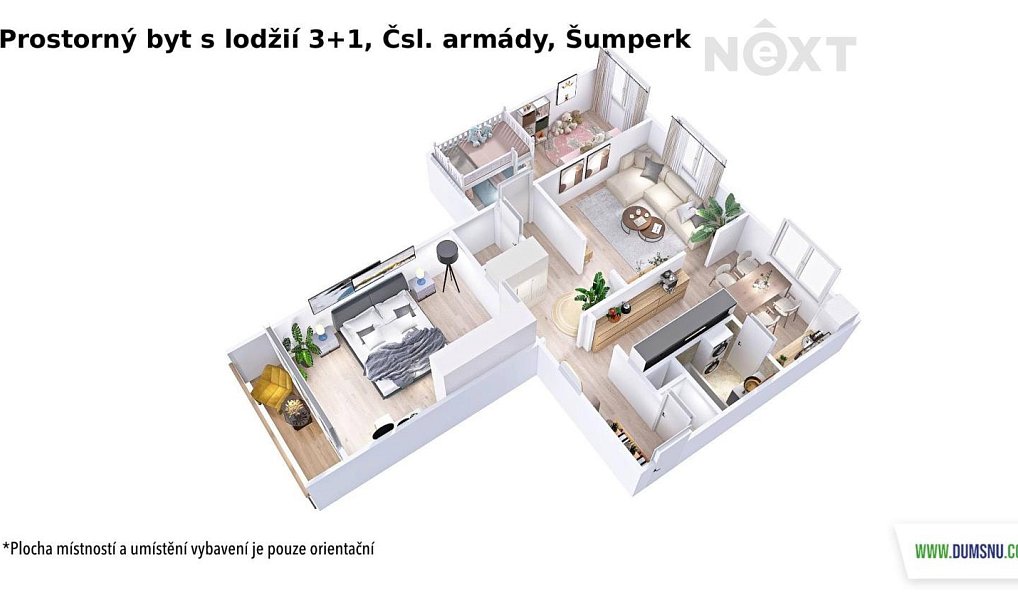 Prodej bytu 3+1 70 m², Šumperk – náhled fotky 21