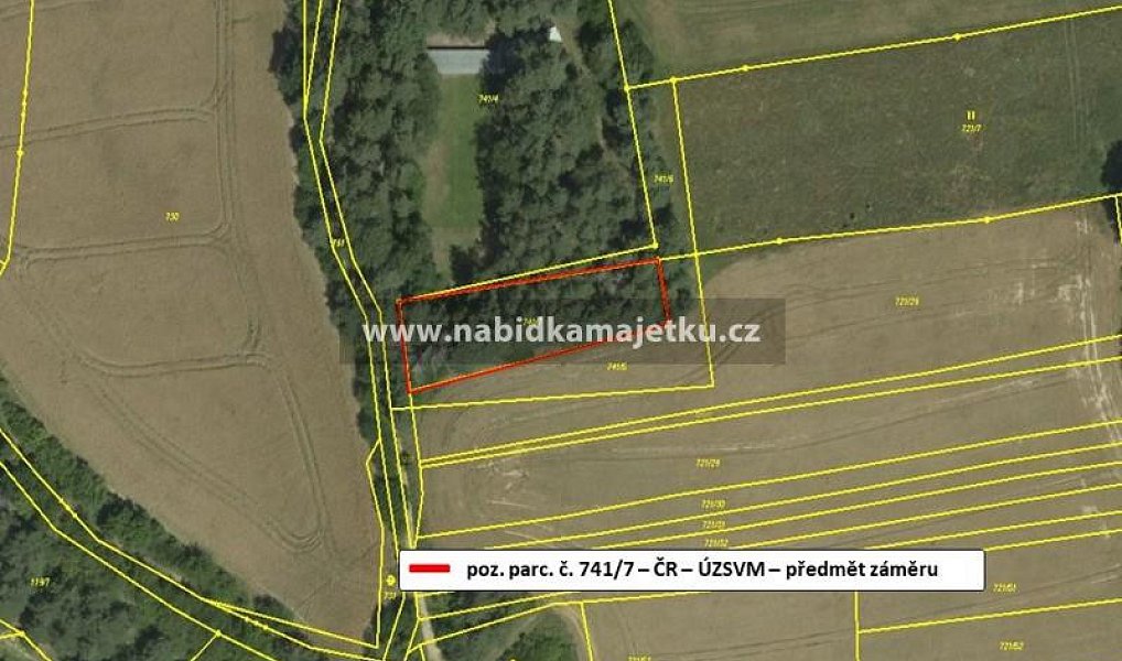 Prodej pozemku, 1221 m², Blansko, Obora