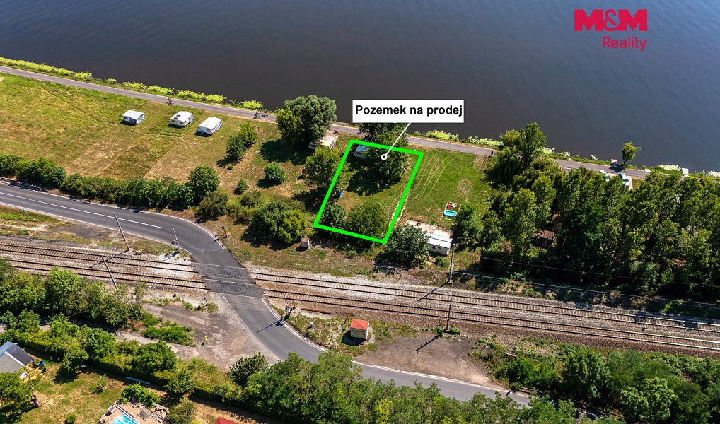 Prodej zahrady 449 m², Křešice – náhled fotky 3
