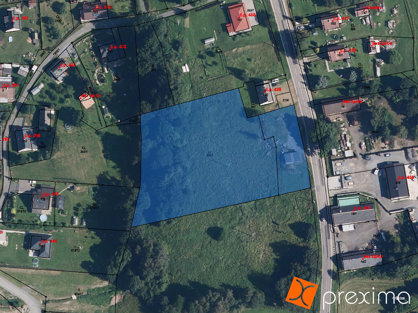 Prodej stavebního pozemku 5 736 m²