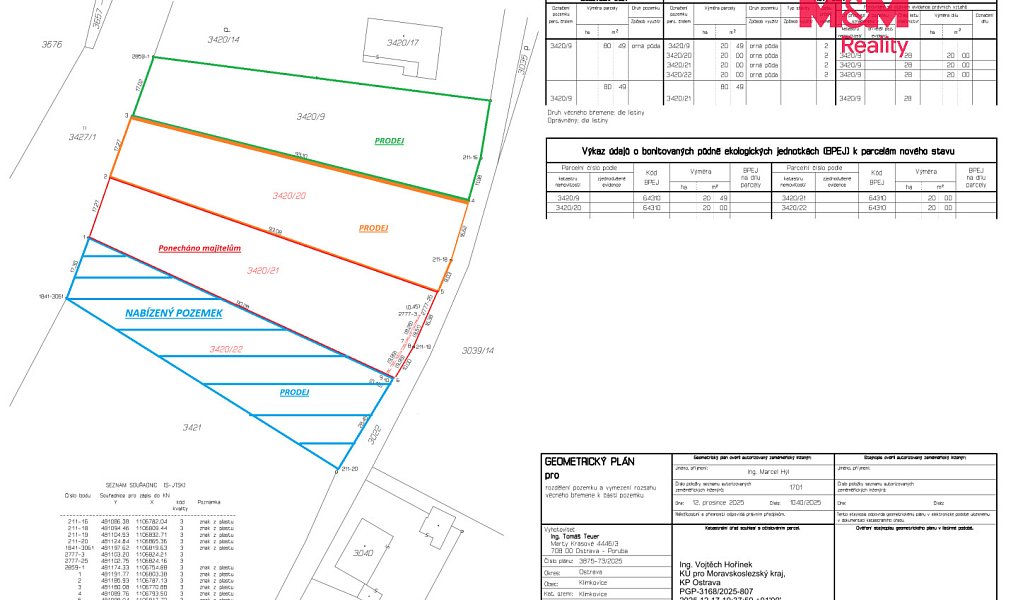 Prodej stavebního pozemku 2 000 m², Klimkovice – náhled fotky 11
