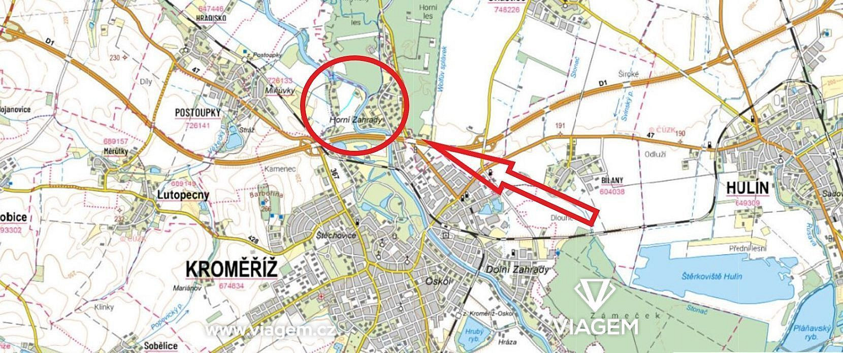 Prodej pole 1 307 m² – fotografie 3