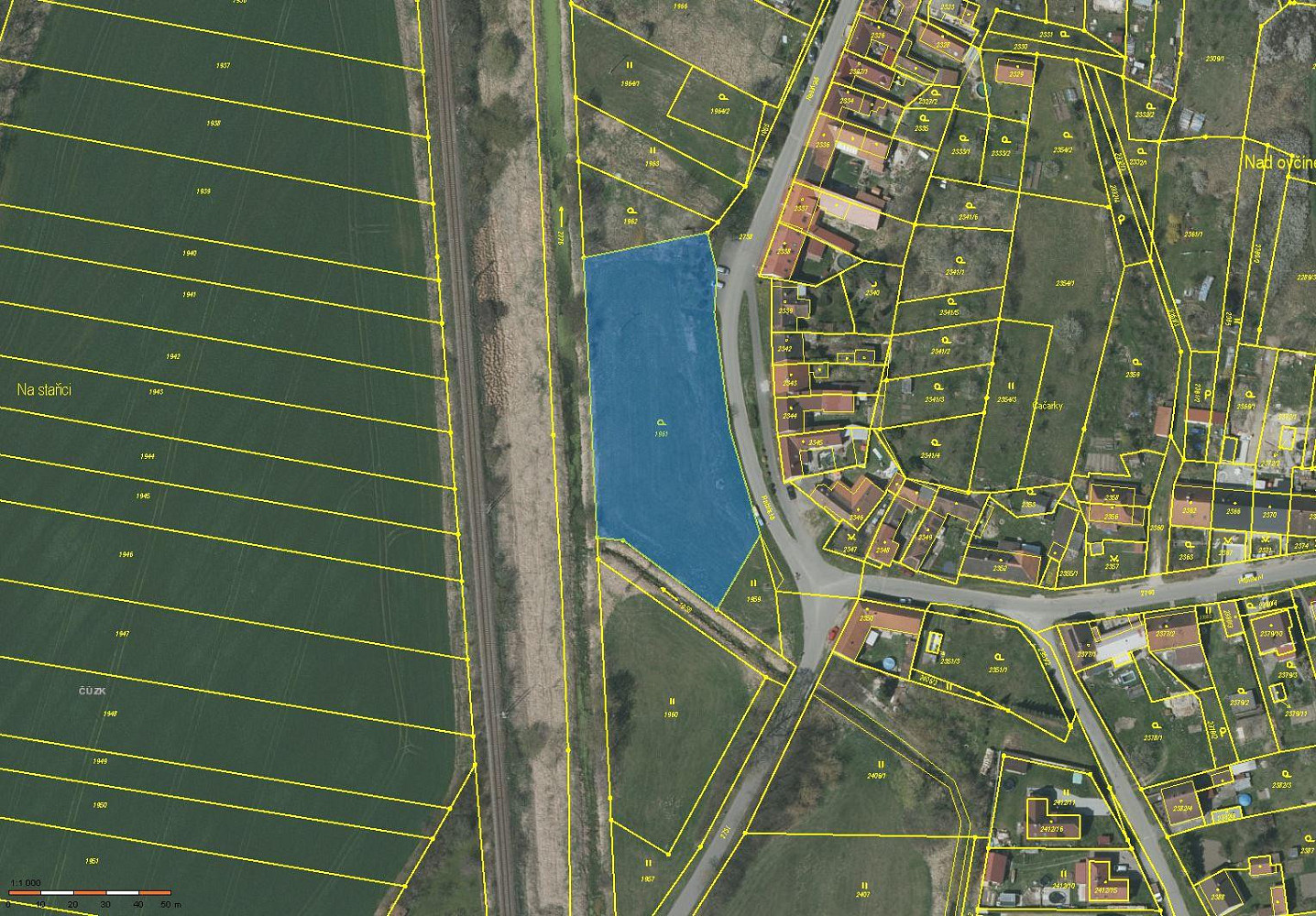 Prodej zahrady 4 308 m²