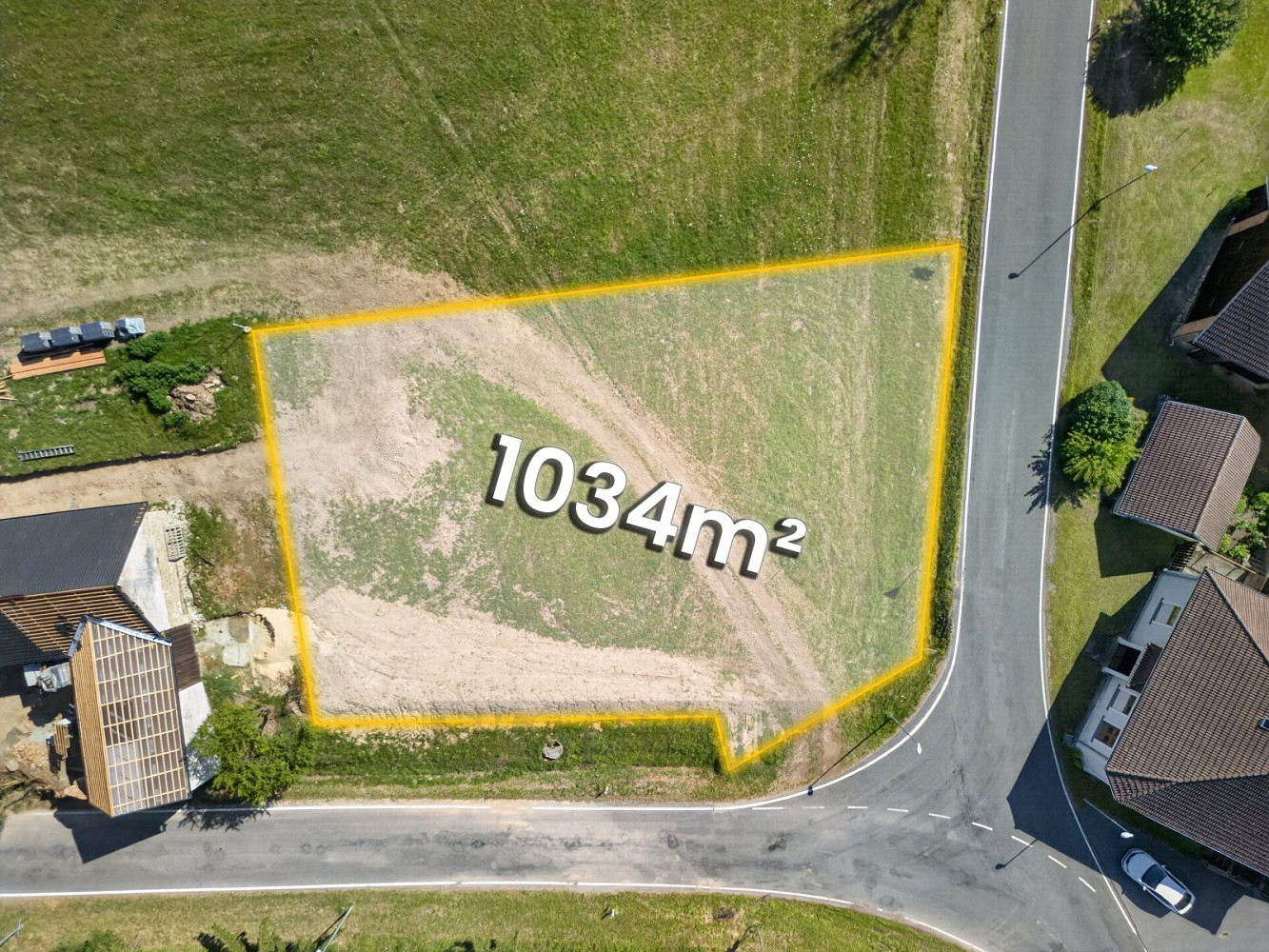 Prodej stavebního pozemku 1 034 m² – fotografie 3