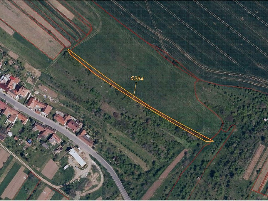 Dražba louky 1 148 m²