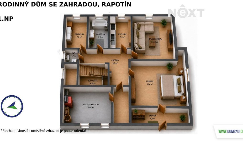 Prodej domu 199 m² s pozemkem 865 m², Rapotín – náhled fotky 29