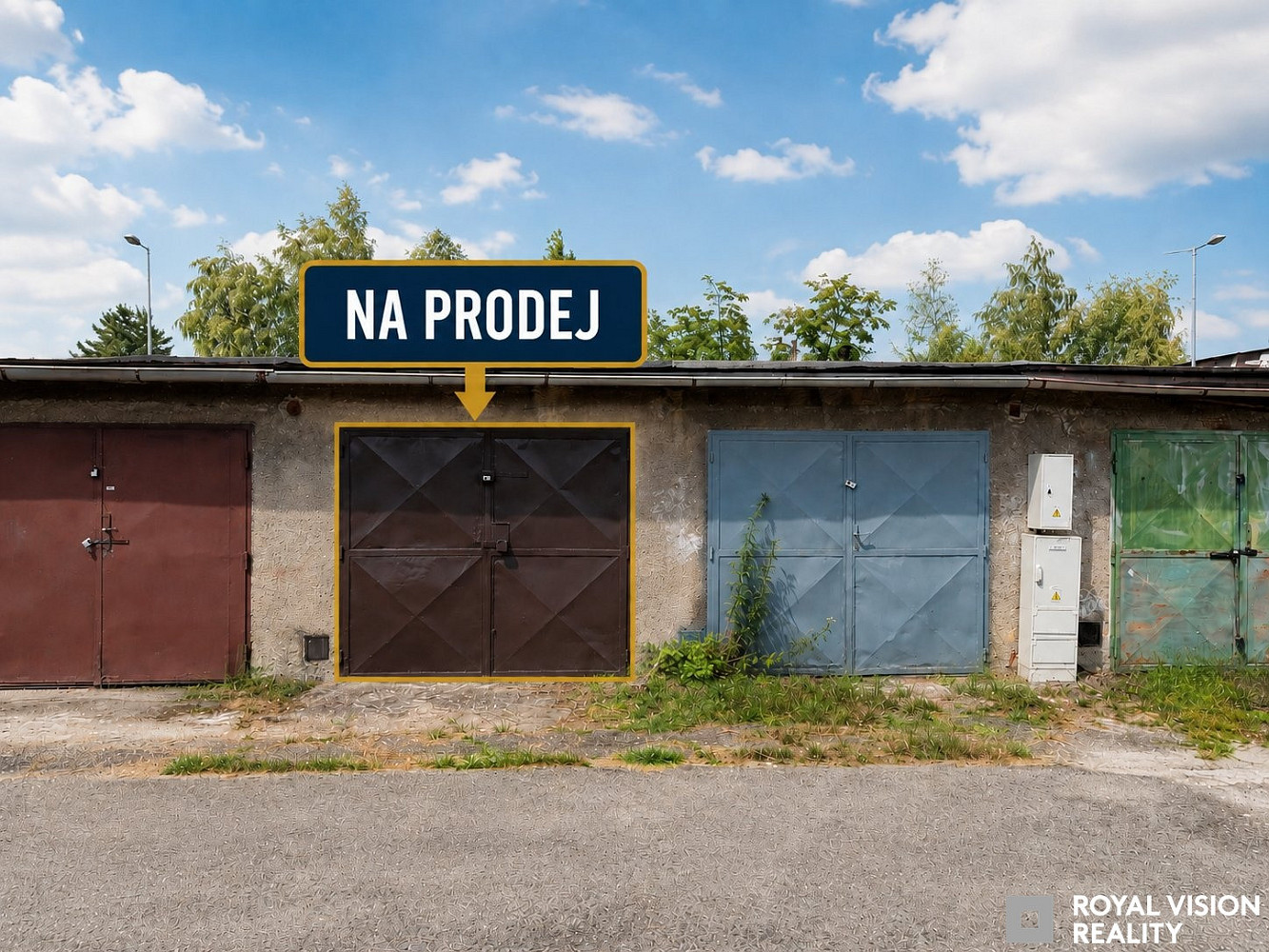 Prodej garáže 16 m2, ostrava-vítkovice, u cementárny