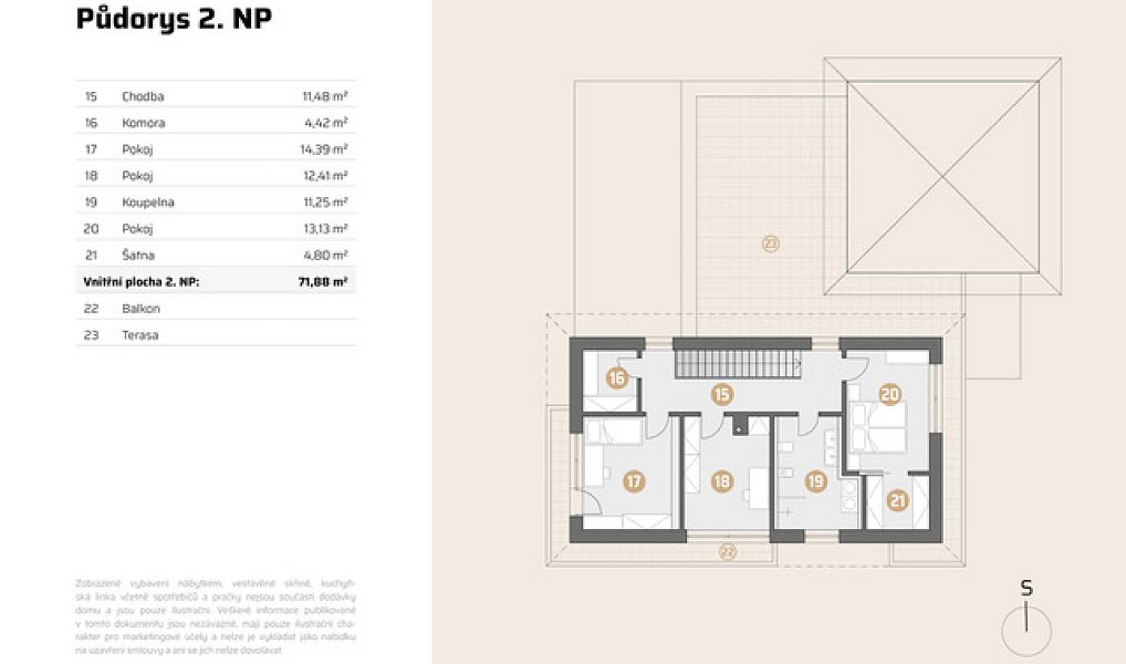 Prodej domu 244 m² s pozemkem 972 m², Vysoký Újezd – náhled fotky 43