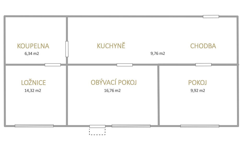 Prodej bytu 3+1 62 m², Most – náhled fotky 2