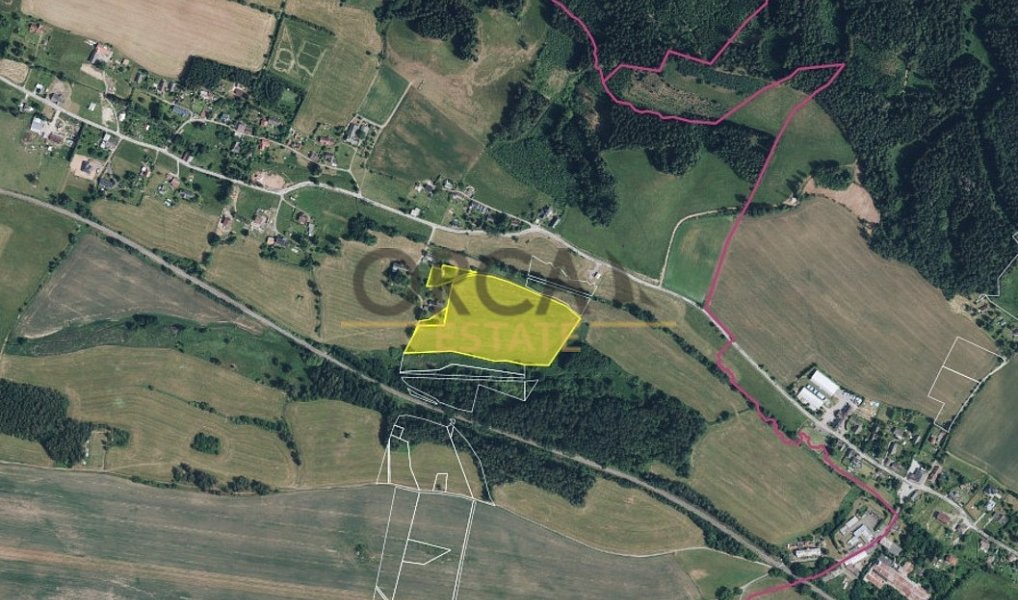 Prodej stavebního pozemku 1 464 m², Borovnice – náhled fotky 2