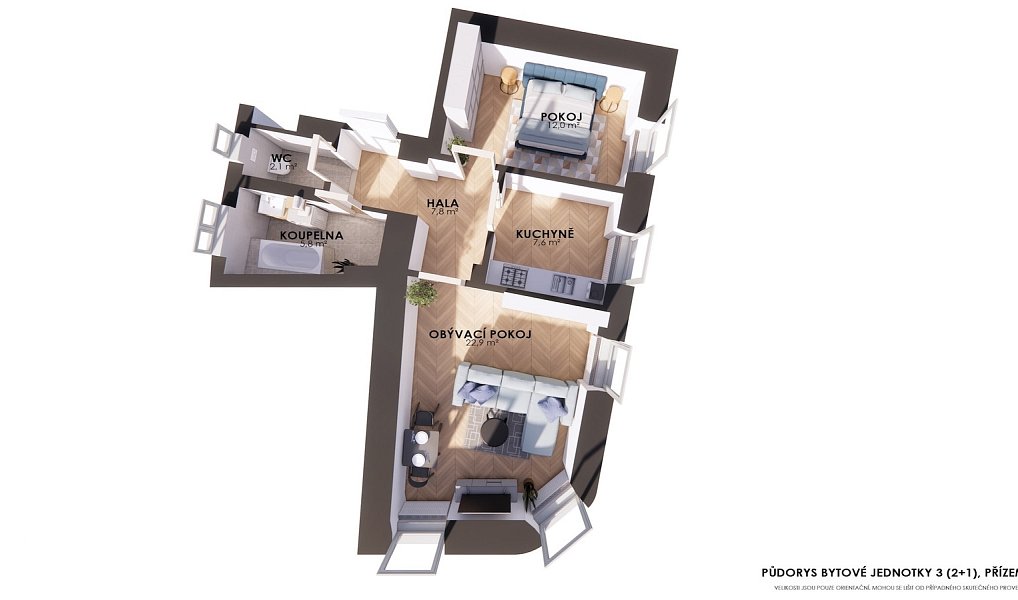 Prodej bytu 2+1 58 m², Úsobí – náhled fotky 8