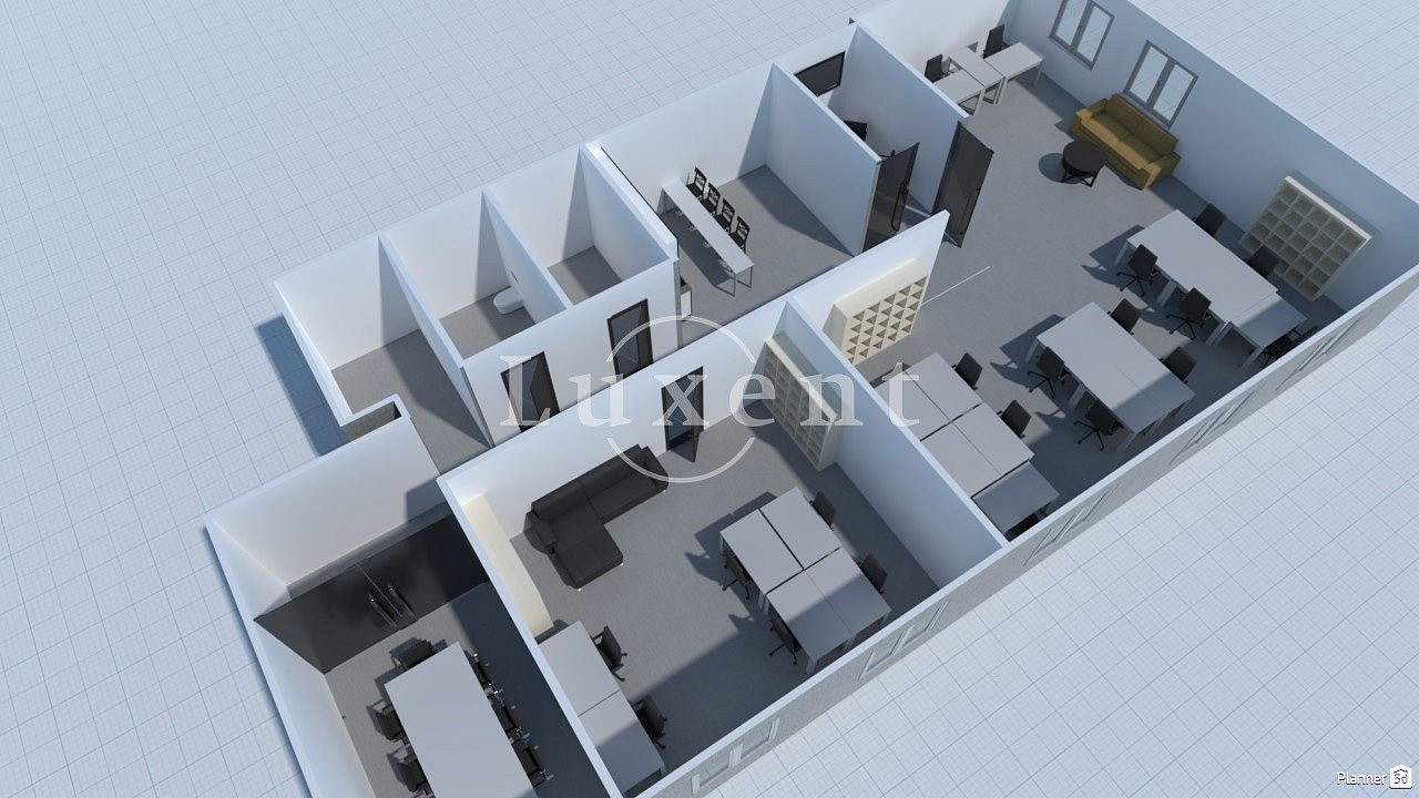 Pronájem kanceláře 191 m², Praha - Vysočany – pohled 3