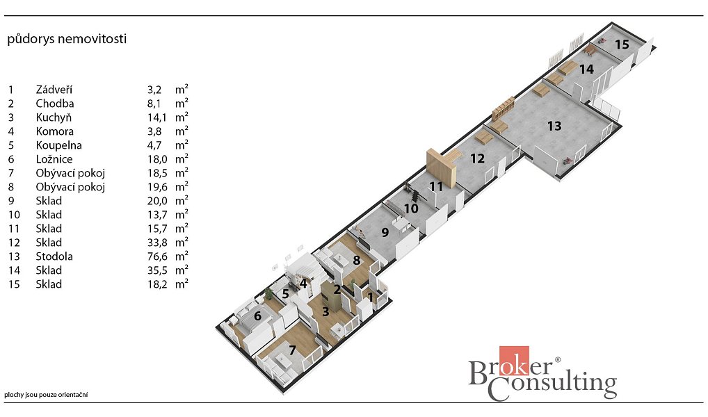 Prodej domu 185 m² s pozemkem 2 369 m², Vinary – náhled fotky 3