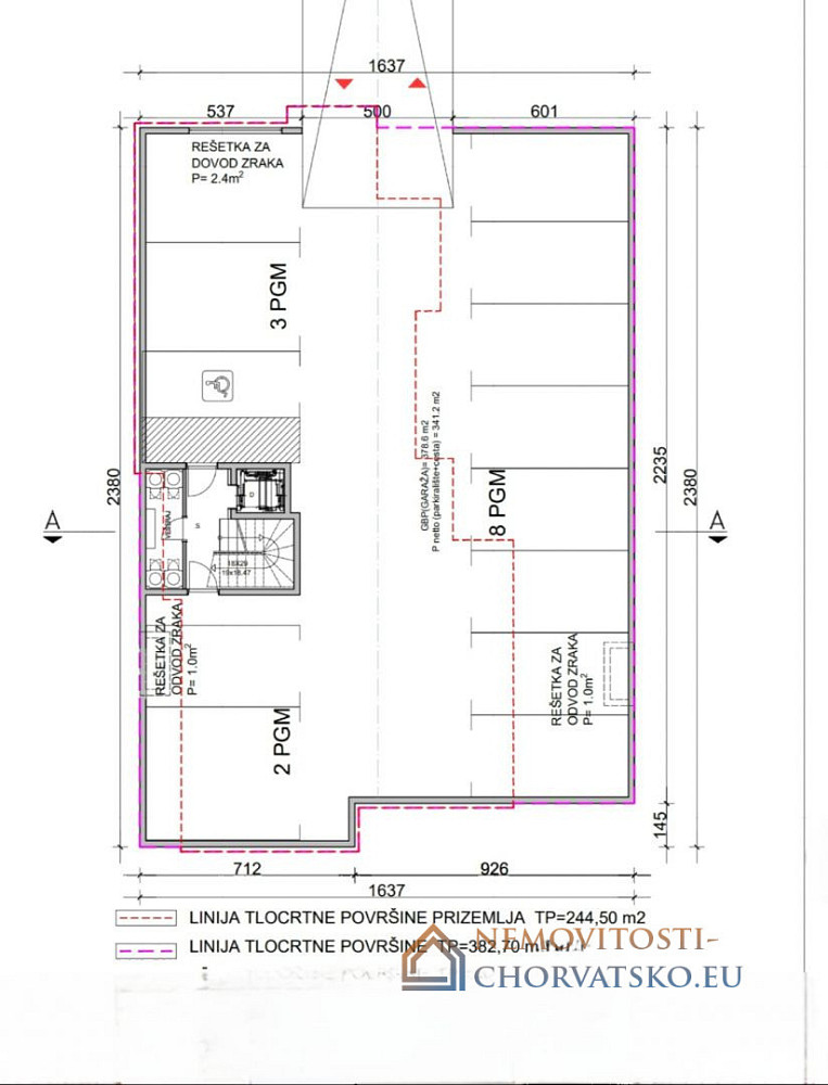 Prodej stavebního pozemku 1 400 m² - Ansicht 3
