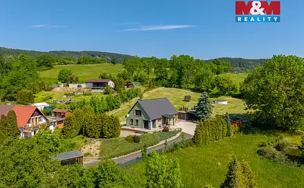 Prodej domu 198 m² s pozemkem 2 549 m², Domašín - Petlery, okres Chomutov