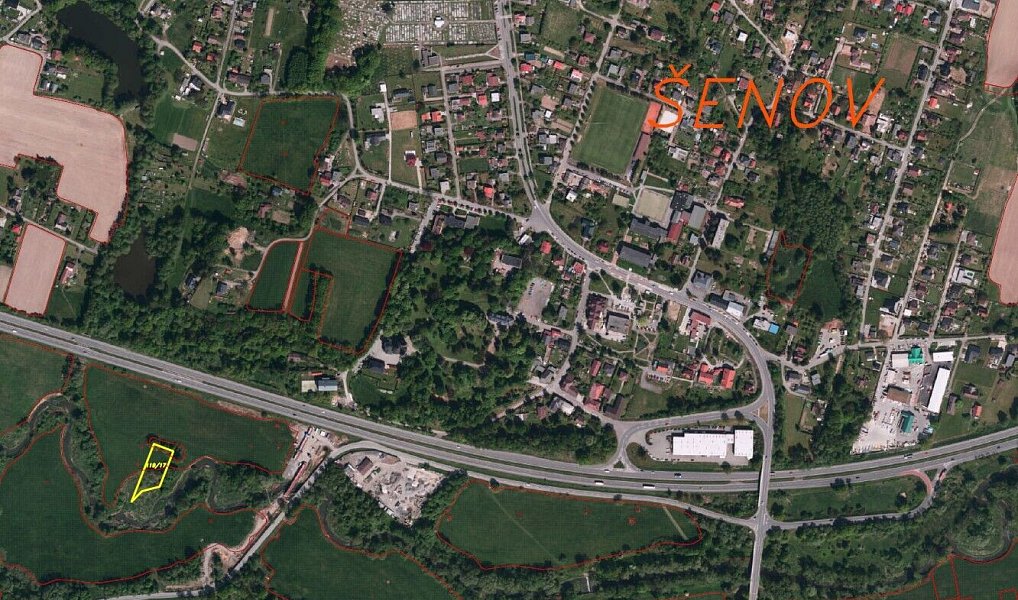 Prodej pozemku, 2009 m², Ostrava-město, Šenov