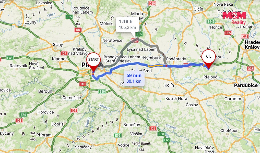 Prodej stavebního pozemku 1 000 m², Újezd u Přelouče – náhled fotky 5