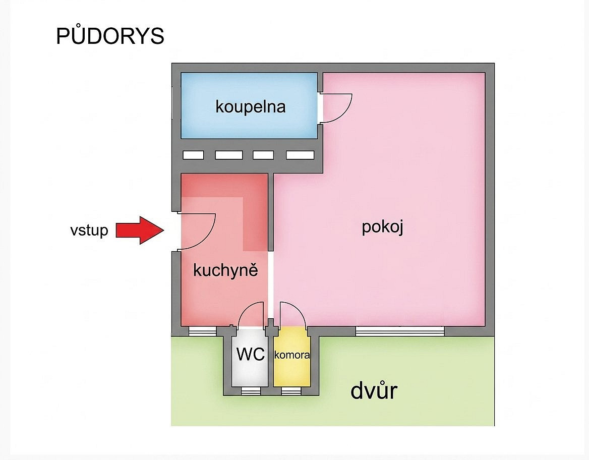 Prodej bytu 1+kk 31 m² – fotografie 2