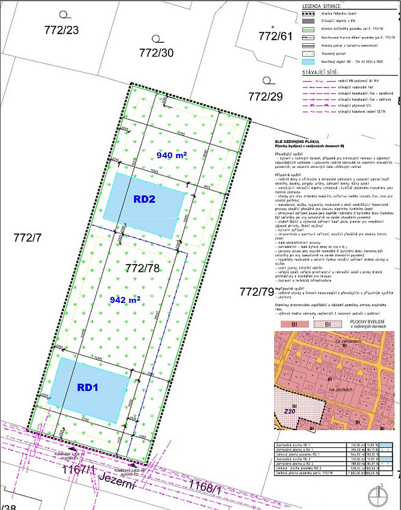 Prodej stavebního pozemku 940 m² - Widok 3