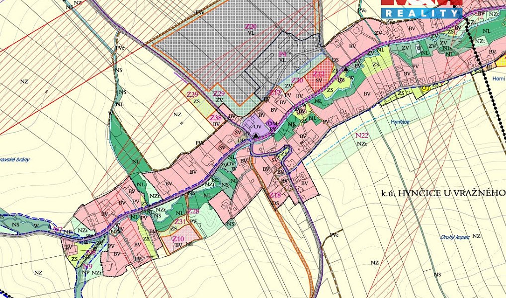 Prodej stavebního pozemku 696 m², Vražné – náhled fotky 5