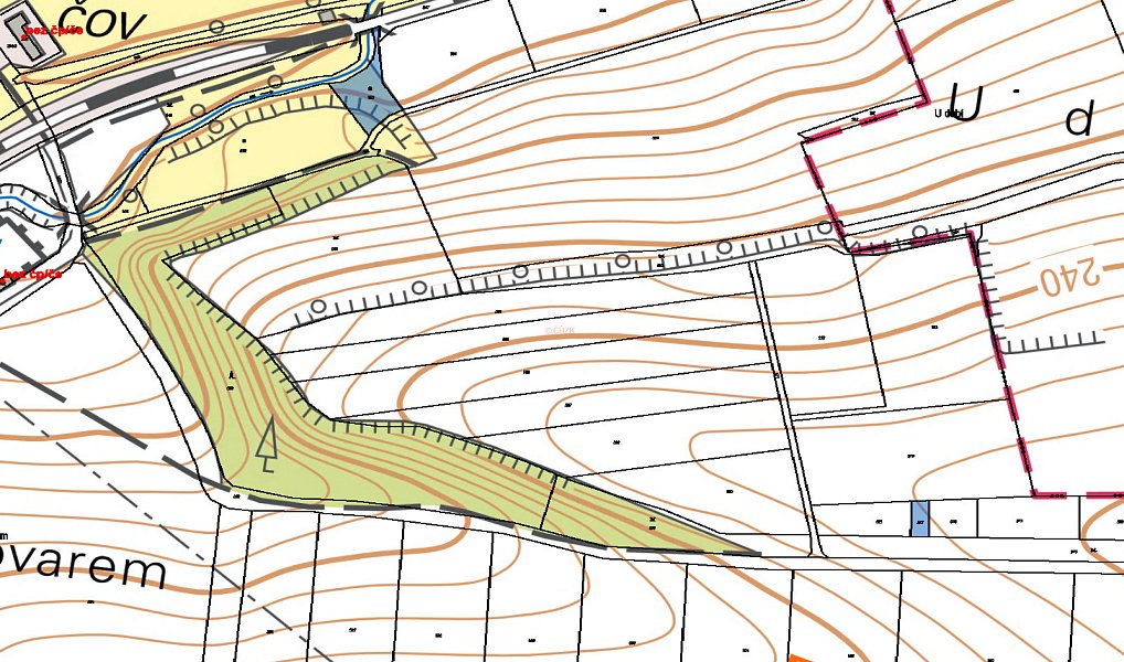 Prodej pole 19 m², Zvoleněves – náhled fotky 3
