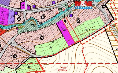 Prodej stavebního pozemku 2 166 m², Hvězdlice - Nové Hvězdlice, okres Vyškov
