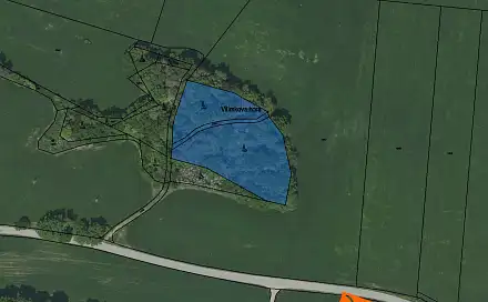 Prodej lesa 723 m², Postupice, okres Benešov