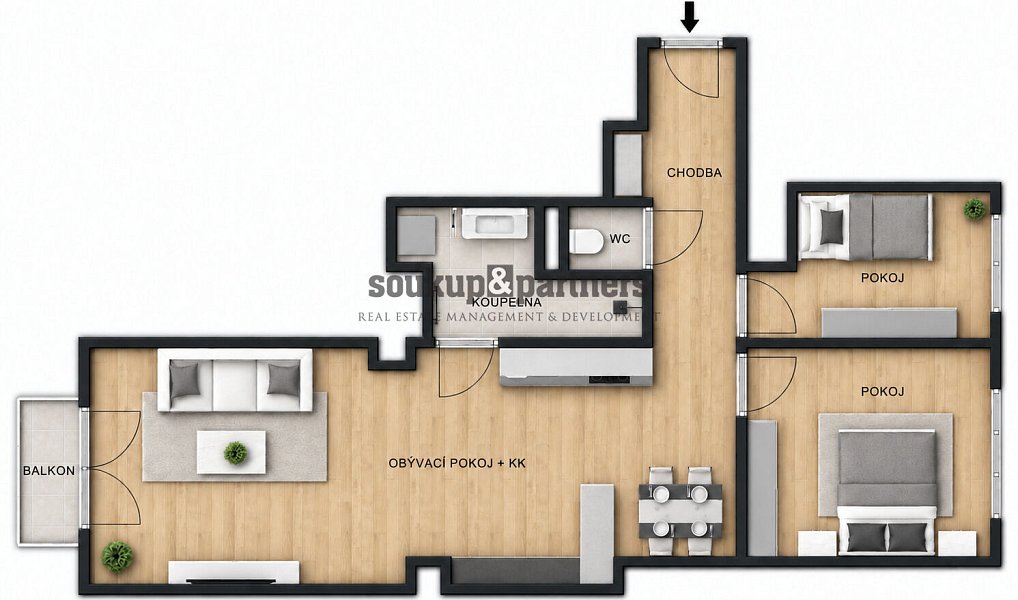 Prodej bytu 3+kk 63 m², Praha – náhled fotky 21