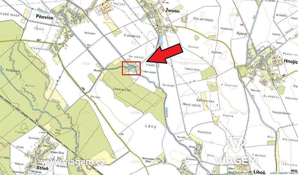Prodej zahrady 3 763 m², Žerotín – náhled fotky 2