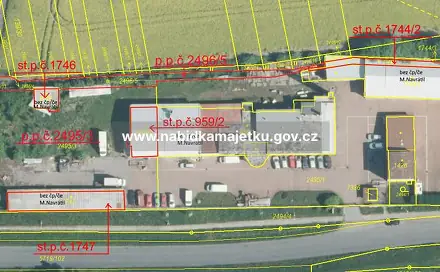 Prodej komerčního pozemku 2 336 m², Kojetín, okres Přerov