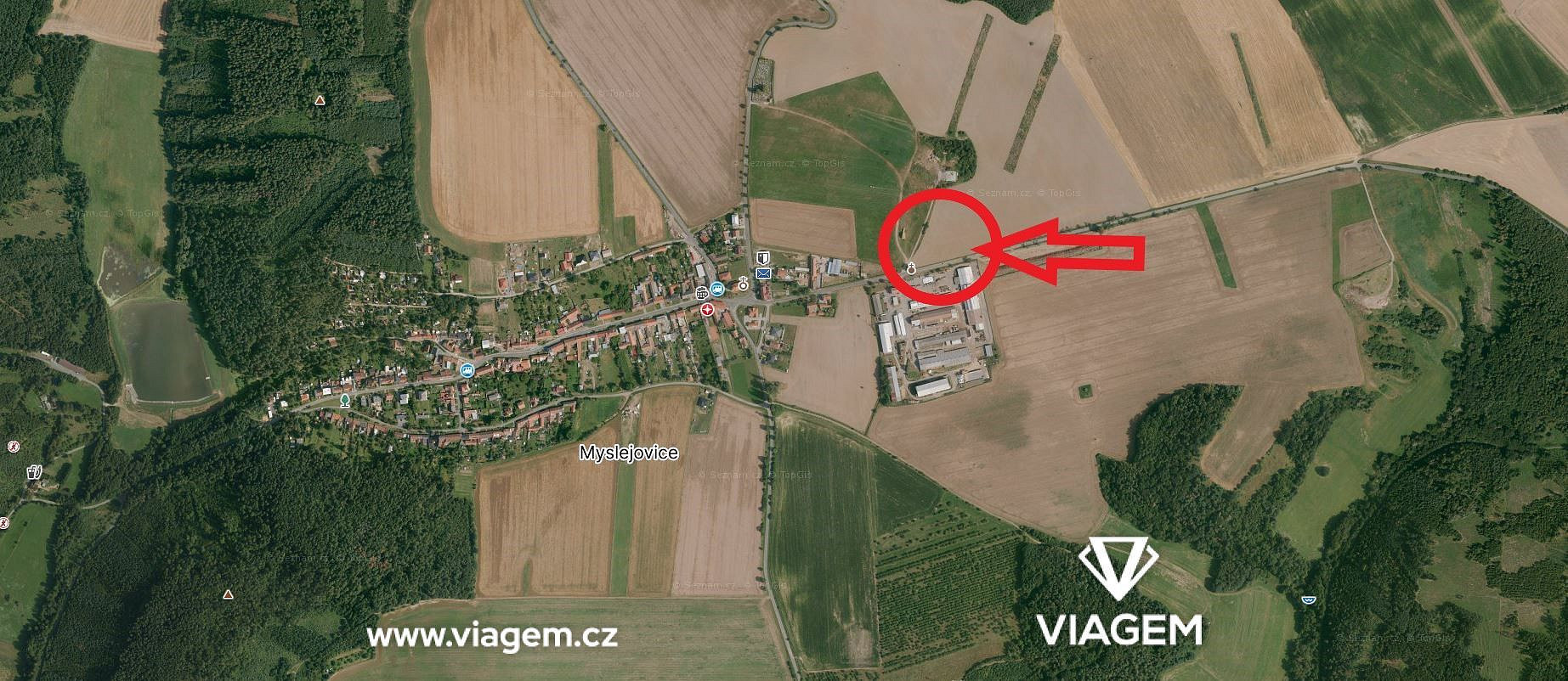 Prodej pole 1 568 m² – fotografie 2