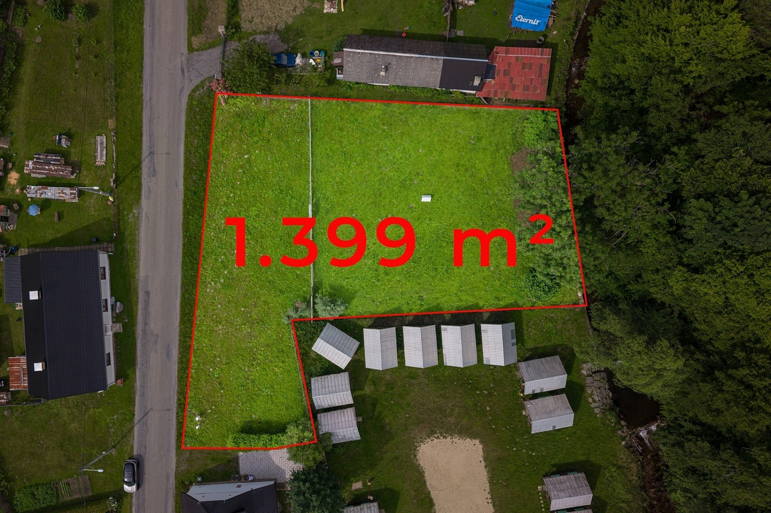 Prodej stavebního pozemku 1 399 m² — photo 3